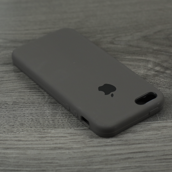 Чохол силіконовий для iPhone 5/5s/SE Кавовий-4