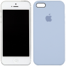 Чохол силіконовий для iPhone 5/5s/SE Морський синій