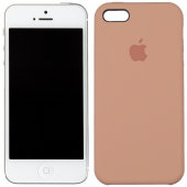 Чехол силиконовый для iPhone 5/5s/SE Персиковый Чехол силиконовый для iPhone 5/5s/SE Персиковый