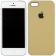 Чехол силиконовый для iPhone 5/5s/SE Светло коричневый