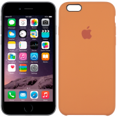 Чохол силіконовий для iPhone 6/6s Світло Помаранчевий