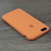 Чохол силіконовий для iPhone 6/6s Світло Помаранчевий