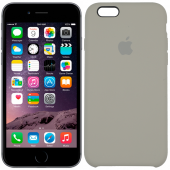 Чехол силиконовый для iPhone 6/6s Пепельно серый