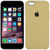 Чехол силиконовый для iPhone 6/6s Светло коричневый