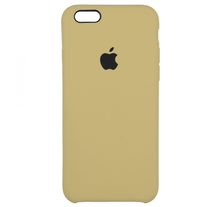 Чехол силиконовый для iPhone 6/6s Светло коричневый-1