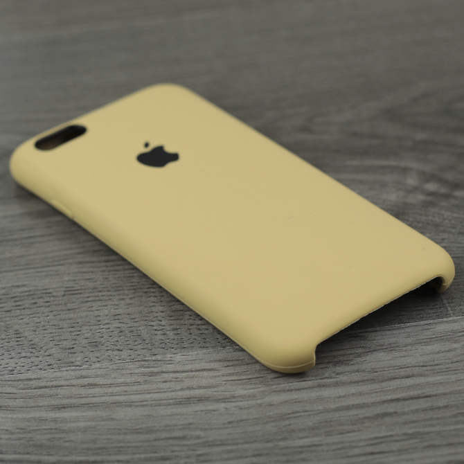 Чехол силиконовый для iPhone 6/6s Светло коричневый-3