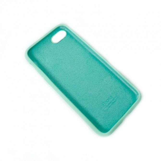 Оригинальный силиконовый чехол для iPhone 7/8 Пастельно Зеленый FULL-1