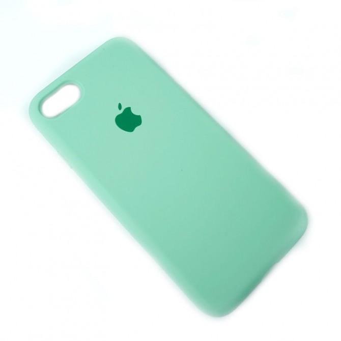 Оригинальный силиконовый чехол для iPhone 7/8 Пастельно Зеленый FULL-2