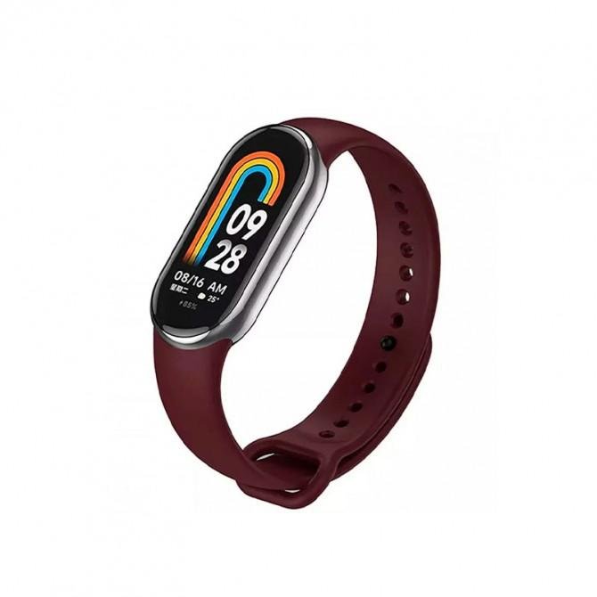 Ремінець для браслета Mi Band 8 (Silicon) Maroon