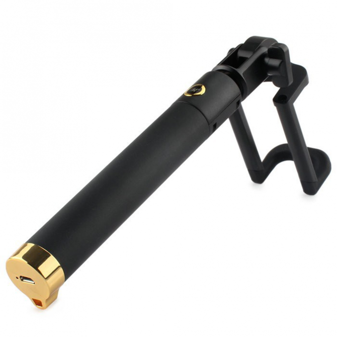 Монопод LOCUST Золотий + Bluetooth кнопка