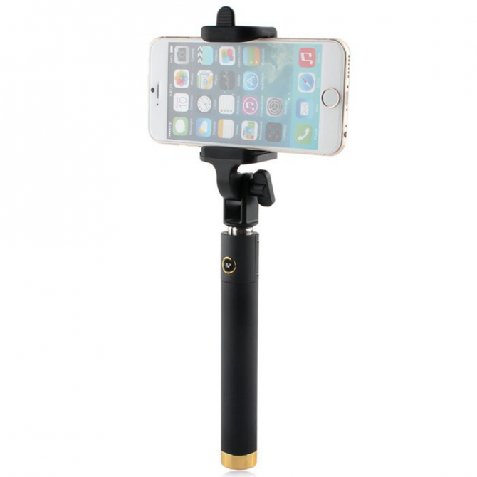 Монопод LOCUST Золотий + Bluetooth кнопка-3