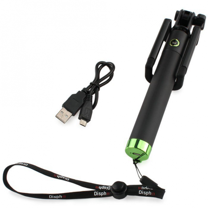 Монопод LOCUST Зелений+ Bluetooth кнопка-4