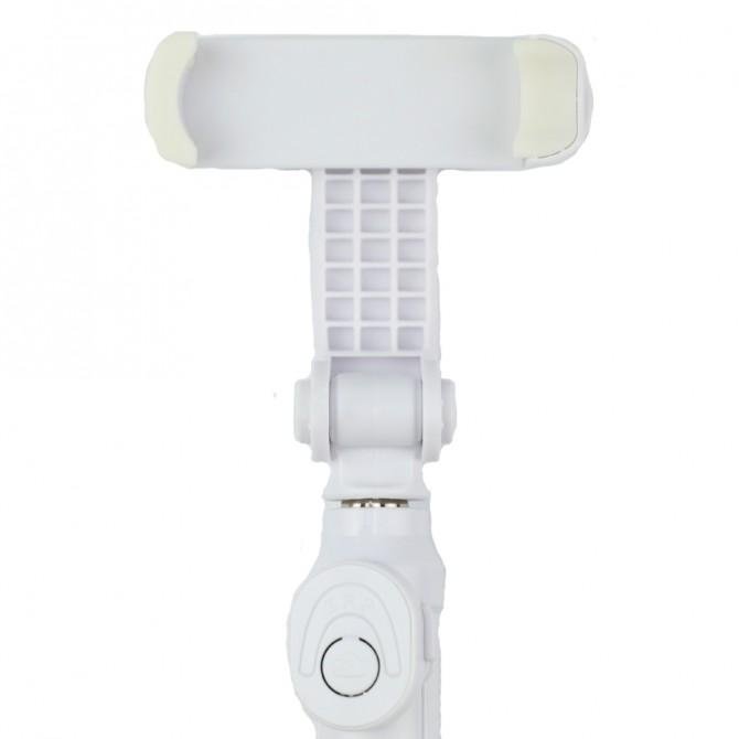Монопод selfie 4gen Білий + Bluetooth кнопка-1