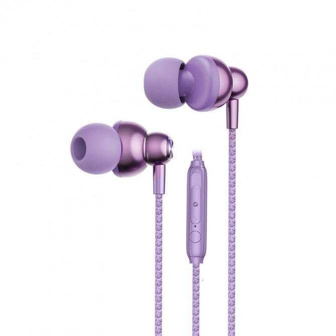 Навушники XO EP55 metal Purple