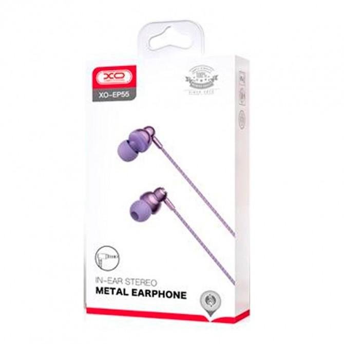 Навушники XO EP55 metal Purple-1