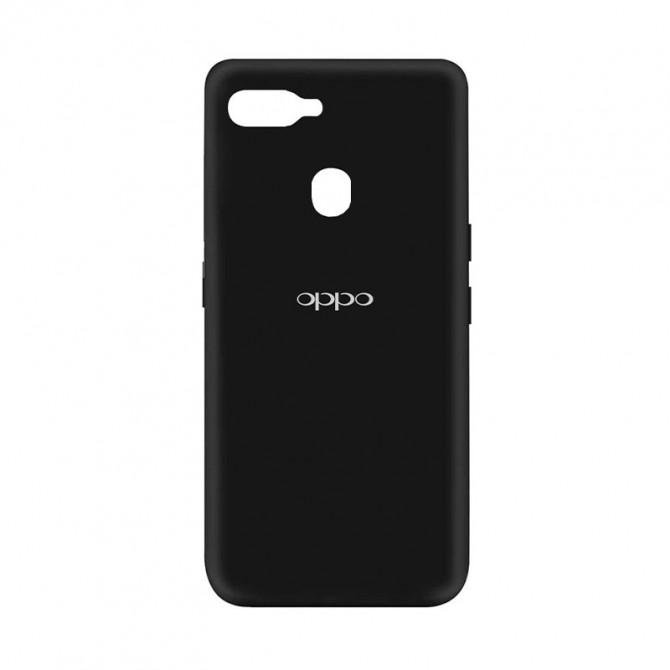 Чехол Original Soft Case Oppo A12 Черный FULL