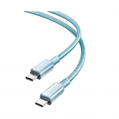 Кабель XO NB-Q250B 60W Type-C to Type-C Blue