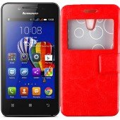 Чохол-книжка Momax для Lenovo A319 Червоний