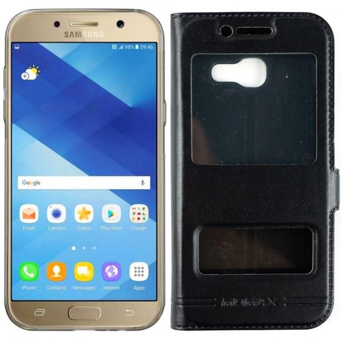 Чохол-книжка Momax для Samsung A320/A3 2017 Чорний