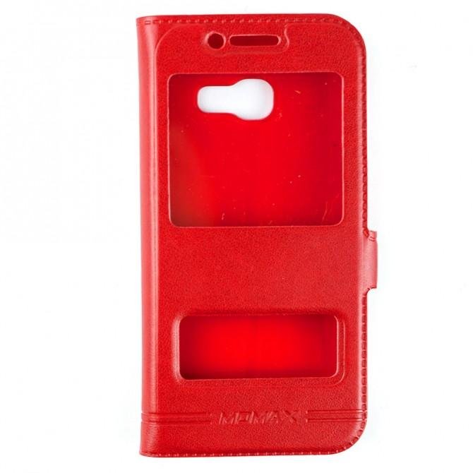 Чехол-книжка Momax для Samsung A320/A3 2017 Красный-1
