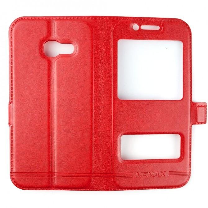 Чехол-книжка Momax для Samsung A320/A3 2017 Красный-2
