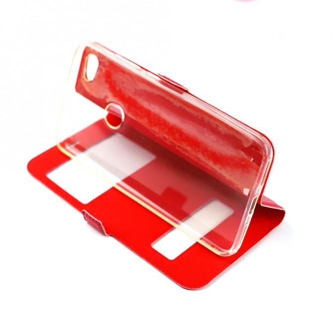 Чехол-книжка Momax для Samsung G7106/Grand2 Красный-5