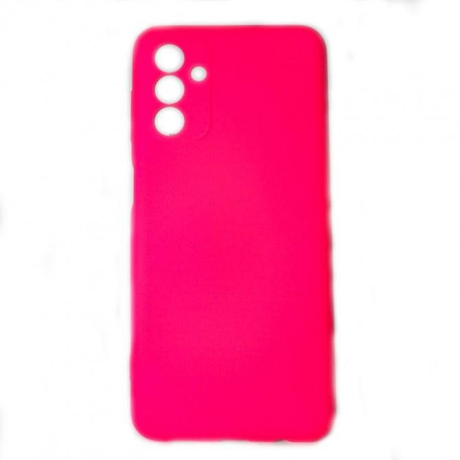 Чехол Original Soft Case Samsung A047 Galaxy A04s Ярко Розовый FULL