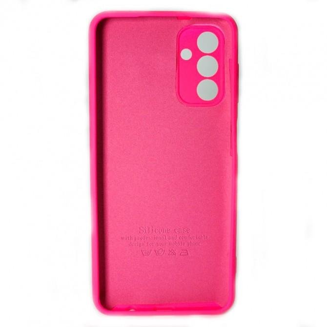 Чехол Original Soft Case Samsung A047 Galaxy A04s Ярко Розовый FULL-1