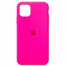 Оригінальний силіконовий чохол для iPhone 14 Pro Max Bright Pink FULL