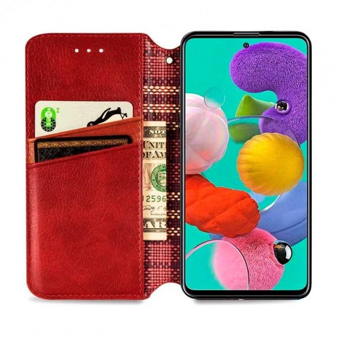 Чехол-книжка GETMAN Cubic for Xiaomi Redmi 9c Red-1
