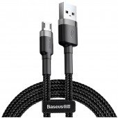 USB Cable Baseus Cafule MicroUSB (CAMKLF-GG1) Black/Grey 1m USB Cable Baseus Cafule MicroUSB (CAMKLF-GG1) Black/Grey 1m