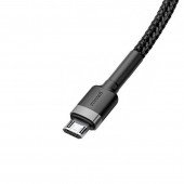 USB Cable Baseus Cafule MicroUSB (CAMKLF-GG1) Black/Grey 1m USB Cable Baseus Cafule MicroUSB (CAMKLF-GG1) Black/Grey 1m