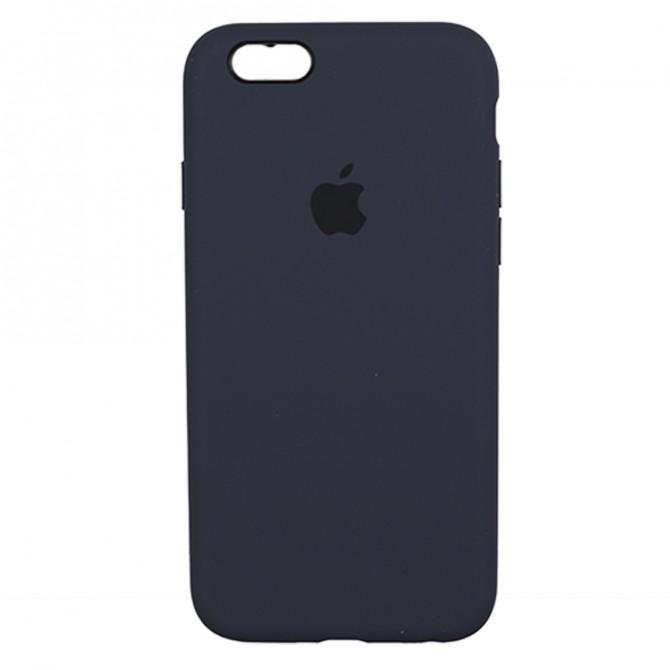 Чехол силиконовый для iPhone 5/5s/SE Темно Синий FULL-1
