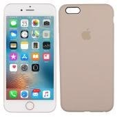 Чохол силіконовий для iPhone 6/6s Plus Бежевий FULL