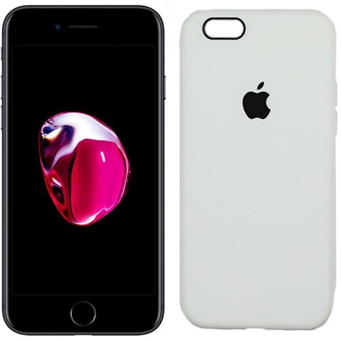Чехол силиконовый для iPhone 6/6s Белый FULL