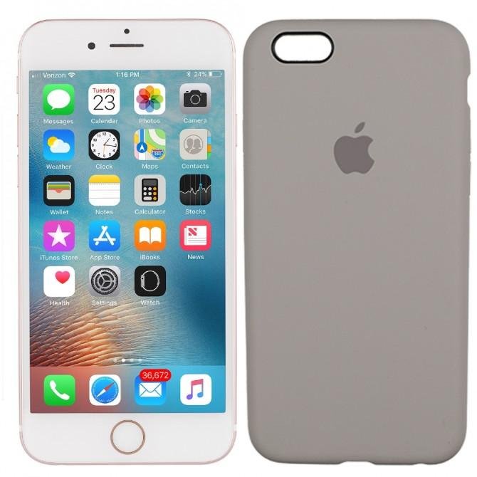 Чехол силиконовый для iPhone 6/6s Галька FULL