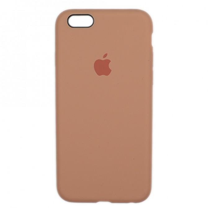 Чохол силіконовий для iPhone 6/6s Персиковий FULL-1