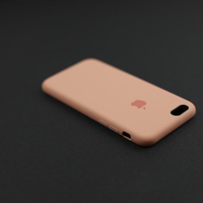 Чохол силіконовий для iPhone 6/6s Персиковий FULL-4