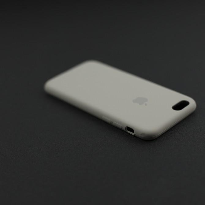 Чохол силіконовий для iPhone 6/6s Попелясто сірий FULL-4