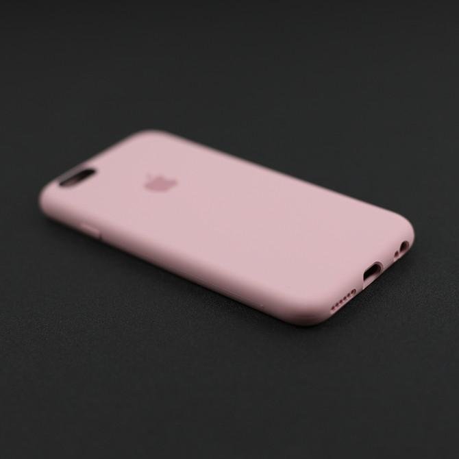 Чехол силиконовый для iPhone 6/6s Светло Розовый FULL-3
