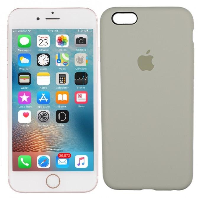 Чохол силіконовий для iPhone 6/6s Сірий FULL