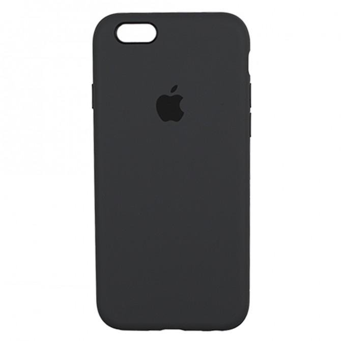 Чохол силіконовий для iPhone 6/6s Темно Сірий FULL-1