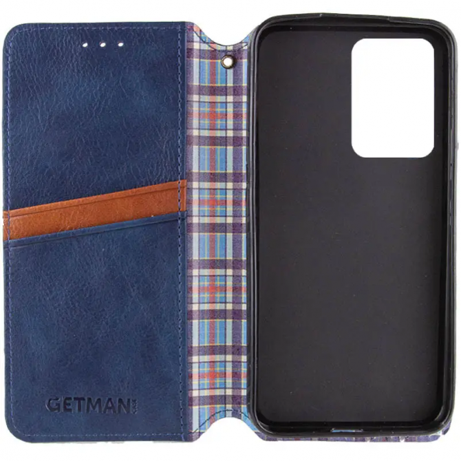 Чохол-книжка GETMAN Cubic for Xiaomi Redmi Note 14 4G Blue-2