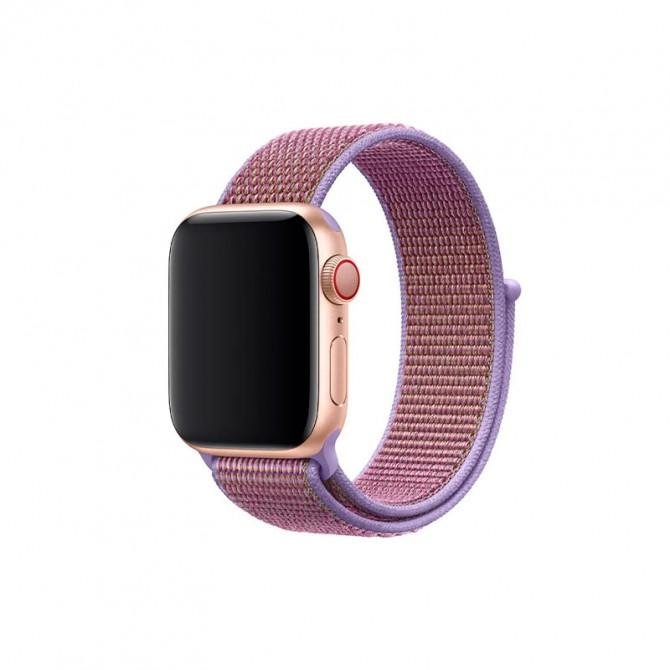 Ремешок для Apple Watch 38/40mm Nylon Sport Loop Lilac