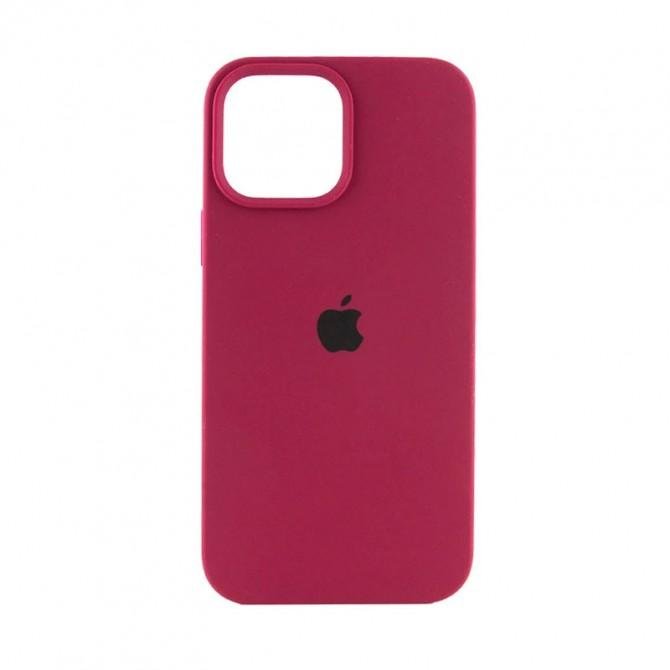 Оригінальний силіконовий чохол для iPhone 15 Maroon FULL
