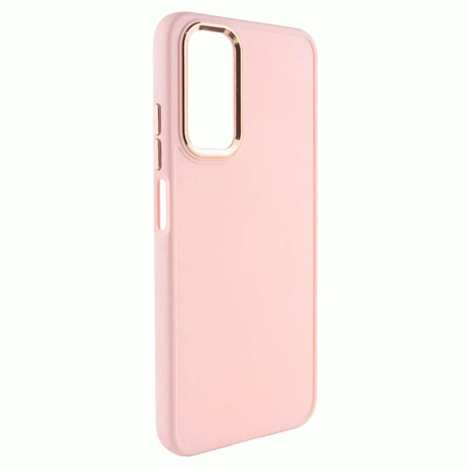TPU чехол Bonbon Metal Style для Samsung Galaxy A34 5G Розовый