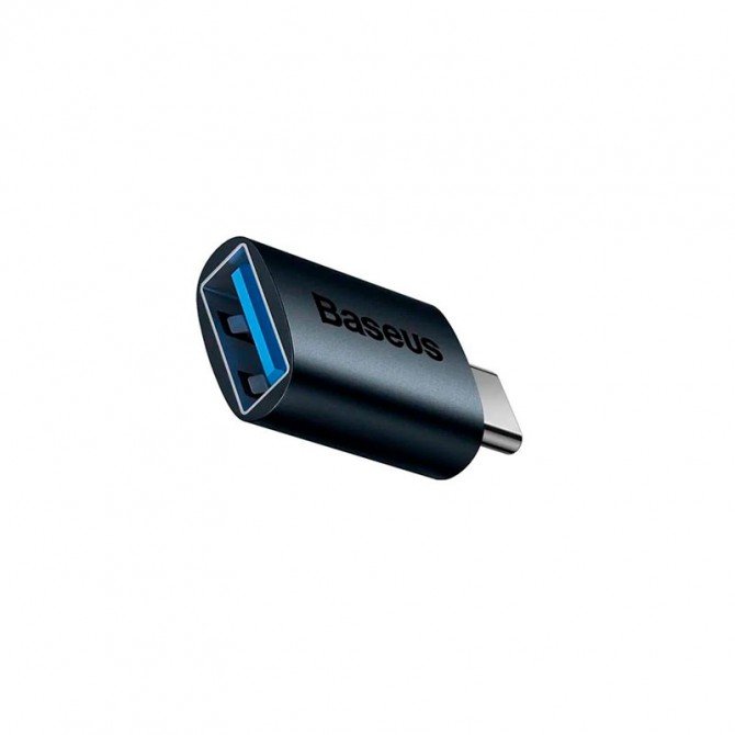 Адаптер Baseus Ingenuity Series Mini OTG Type-C to USB-A 3.1 Blue