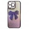 Накладка Glossy Bow для iPhone 16 Pro Max Purple