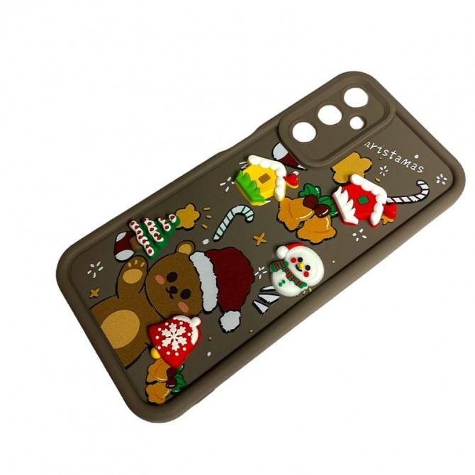 Чехол TPU Christmas Toys для Samsung Galaxy A05s (Brown)-2