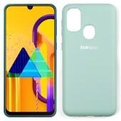 Чохол Soft Case для Samsung M307 M307 Galaxy M30s/M215 Galaxy M21 Блакитний FULL